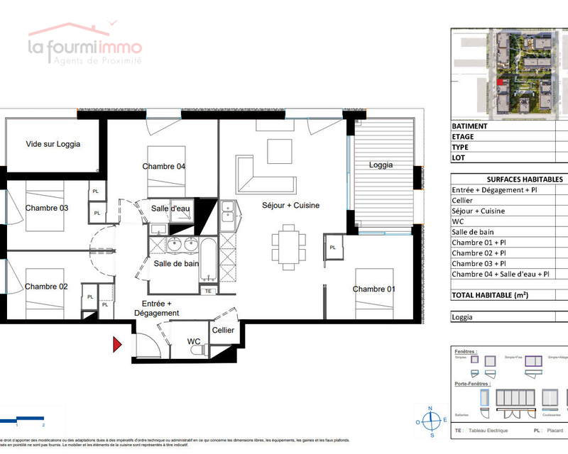 Appartement T5 Toulouse - Plan t5 359 900 
