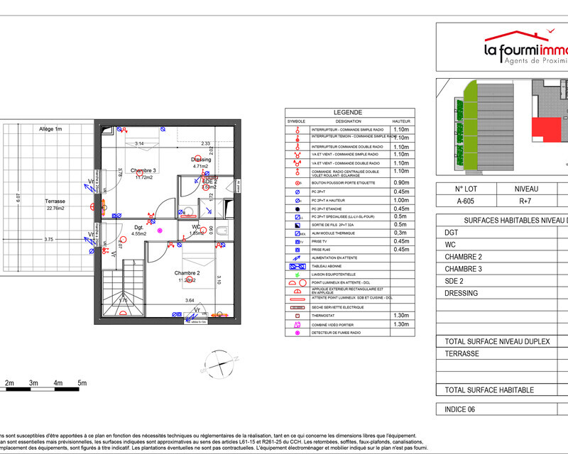 Appartement T4 Bordeaux - Plan t4 mandala 2