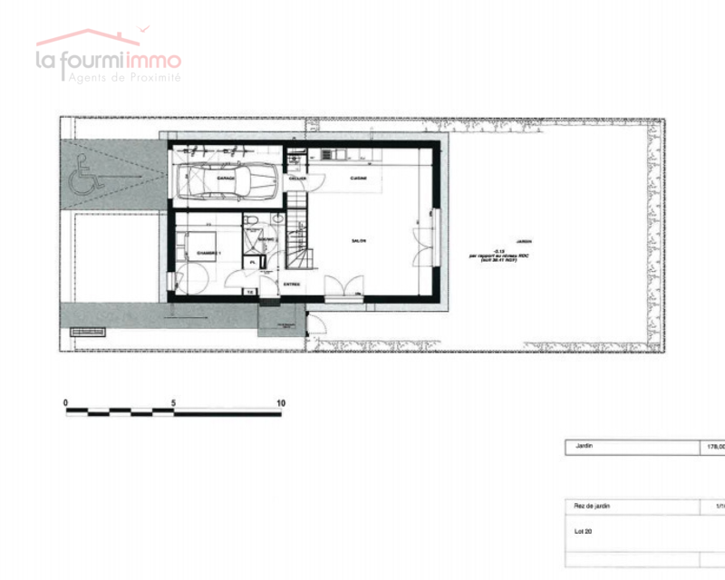 Maison M5 Gradignan - Plan m5 499 000  rdc