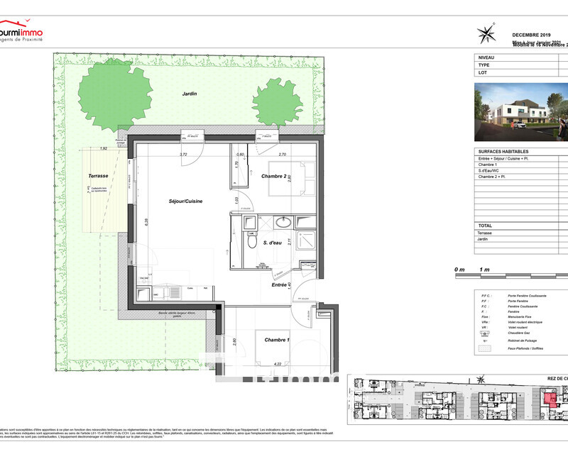 Appartement T3 Le Bouscat - Plan t3 350 000 -01