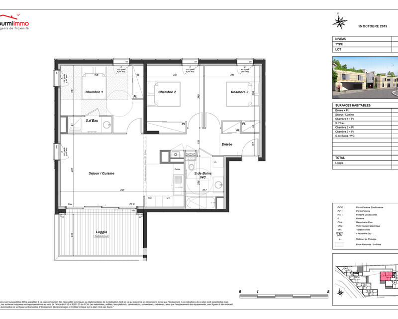 Appartement T4 Bordeaux - Plan t4 440 000 -01