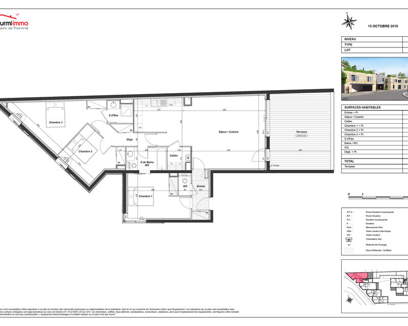 Appartement T4 Bordeaux - Plan t4 630 000 -01
