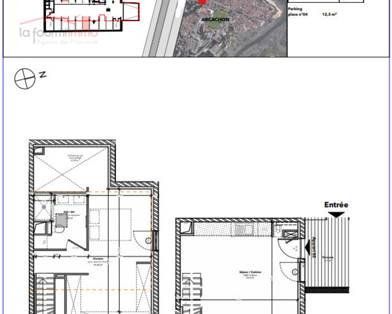 Appartement T2 Duplex Arcachon - Plan t2 380 000 