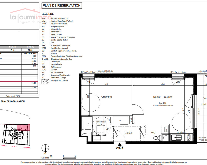 Appartement T2 Bruges - Plan t2 245 000 