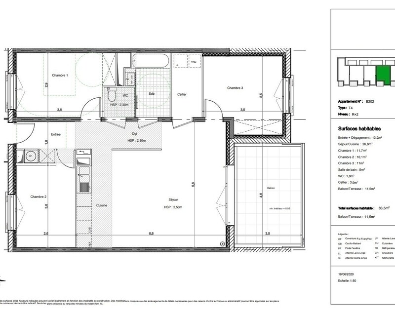 Appartement T4 Villenave d'Ornon   - Plan t4 357 000 