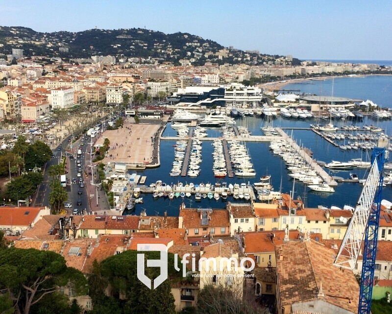 Cannes centre-ville 06400 bail tous commerces sur 4 étages 300 m2 env. - Vue panoramiqie cannes 