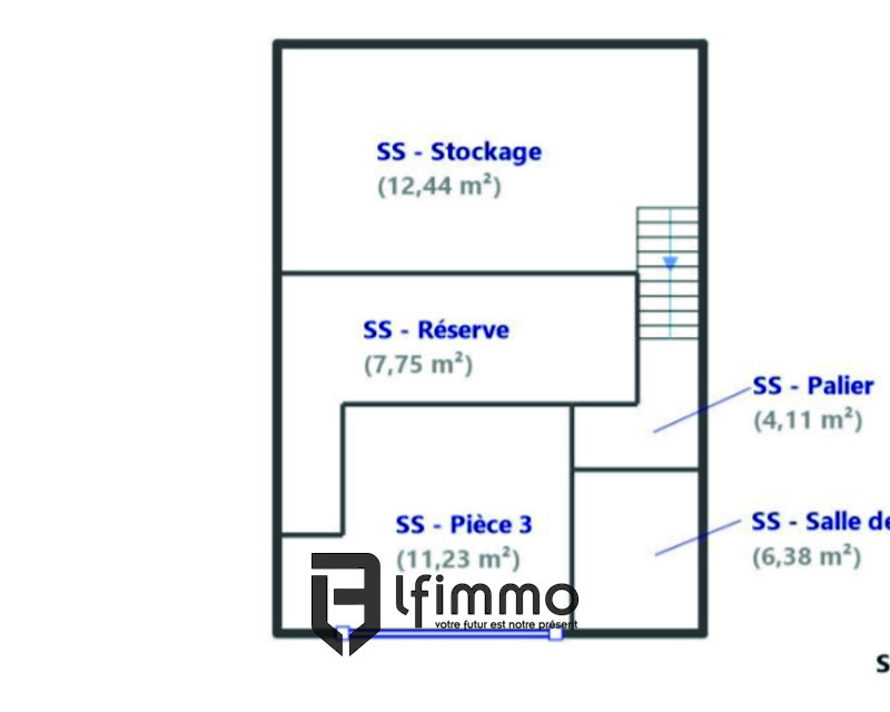 appartement / loft 100m² - Plan 2