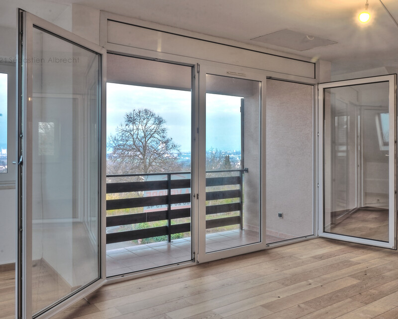 Vendu: appartement à Hégenheim 4 pièces 120m² (68220) - appartement a vendre hegenheim - vue terrasse