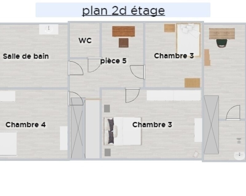  95330 Domont :Maison familiale avec environnement privilégié - Plan 2d etage