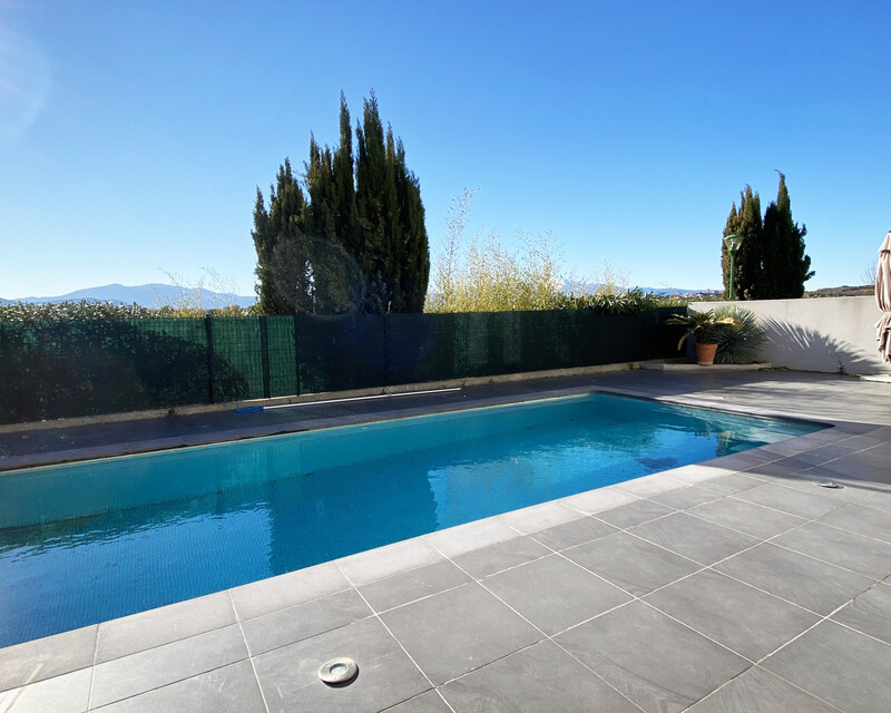 Villa de 150 m2 avec piscine vue imprenable sur les Albères  - Img 1750