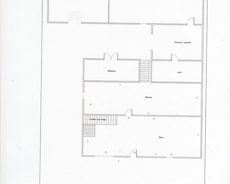 Maison 132m²+Local/logement 52m²+Garage70m² - Plan albon 2
