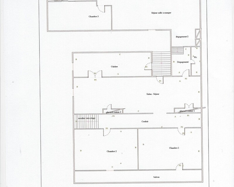 Maison 132m²+Local/logement 52m²+Garage70m² - Plan albon 1
