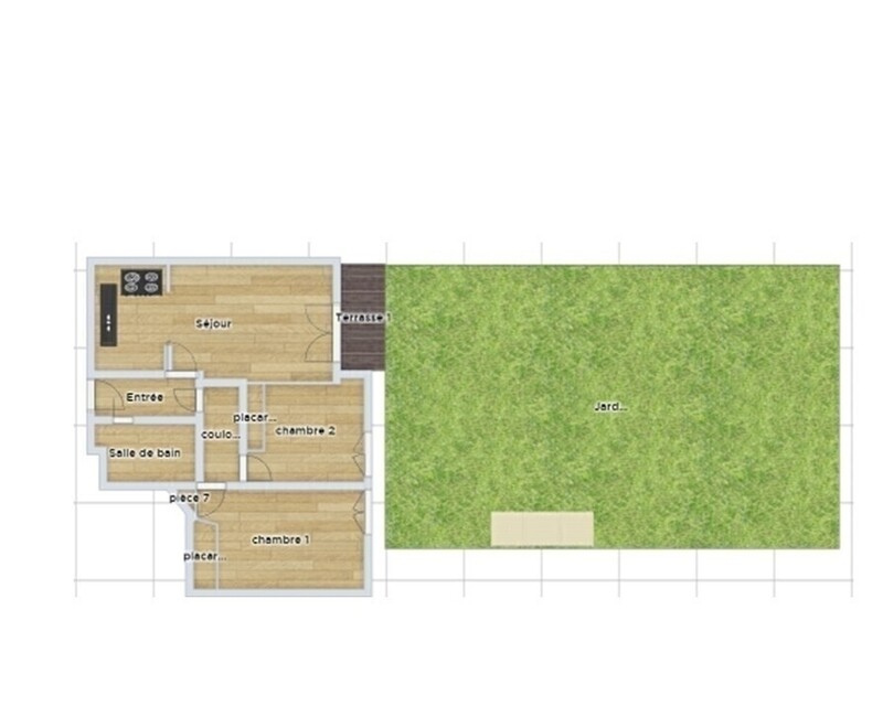 Appartement T3 avec son jardin privatif - Plan appart beaumont 