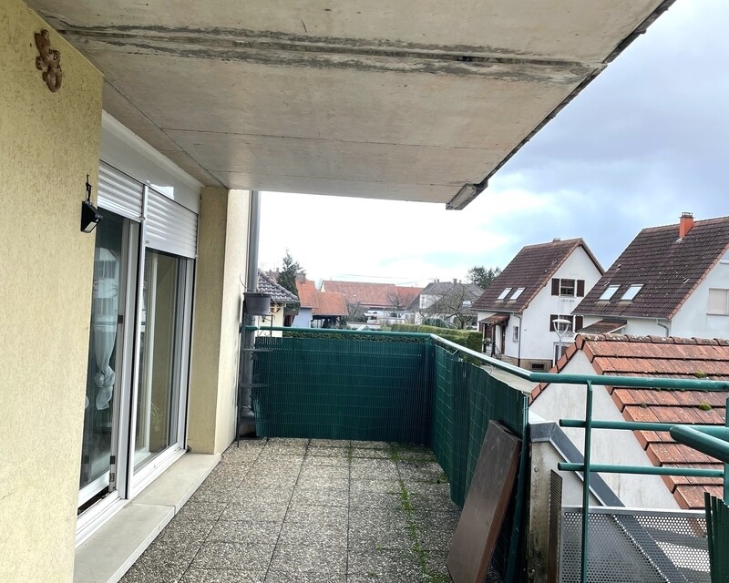 Appartement F3 avec balcon à Sessenheim (67770)